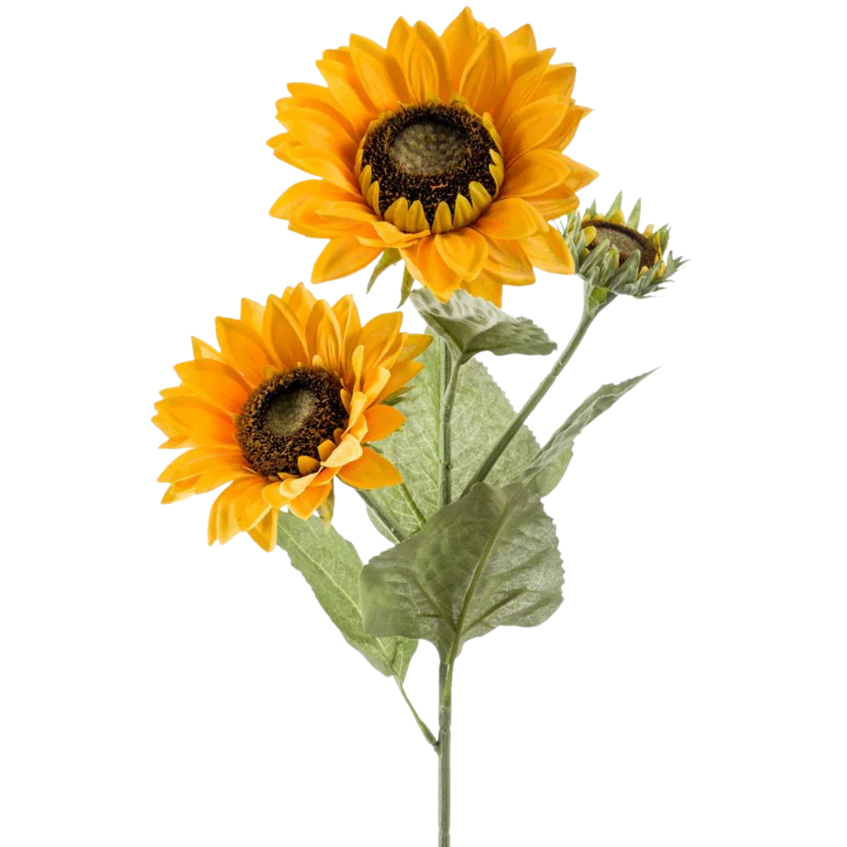 Ageomet, 32 girasoli finti da 8,9 cm, testa di girasoli artificiali, decorazioni a forma di girasole in seta sintetica, per decorazioni per la casa, feste, matrimoni