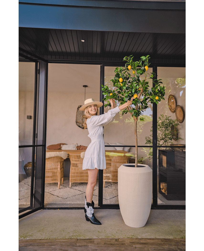 Albero di limoni artificiale 180 cm