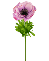 Anemone artificiale Real Touch viola 52 cm