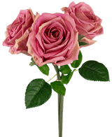 Bouquet di Rose finte Real Touch Old Rose 30 cm