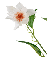 Clematide artificiale Real Touch Bianco 88 cm