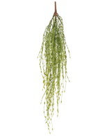 Una pianta pensile artificiale in erba da 76 cm, una pianta verde pensile realistica, aggiunge fascino naturale a qualsiasi stanza.