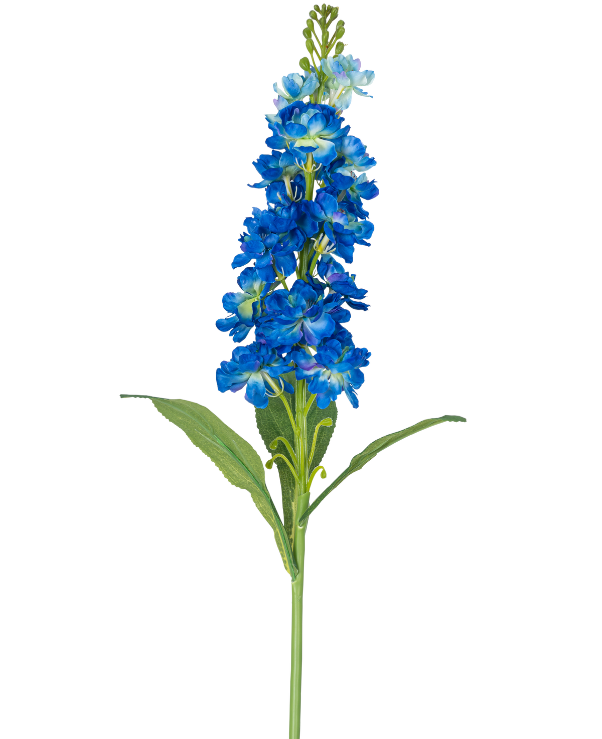 Il fiore artificiale Violier blu da 78 cm è un singolo stelo di fiore artificiale blu con molteplici fiori vivaci e foglie verdi, perfetto per la decorazione.