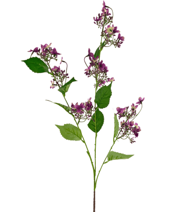 Fiore artificiale Ortensie selvatica 86 cm viola