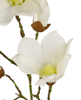 Magnolia Artificiale Real Touch Bianco 72cm