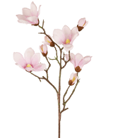 Ramo di Magnolia Artificiale Rosa Vero 98cm
