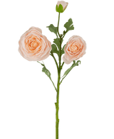 Rosa artificiale "Emine" Real Touch Peach 62 cm