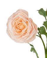 Rosa artificiale "Emine" Real Touch Peach 62 cm