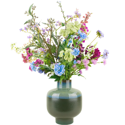 Composizione fiori finti