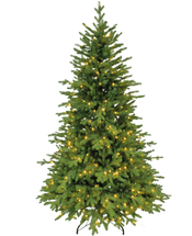 Albero di Natale artificiale con luci