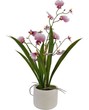 Oncidium artificiale Real Touch 48 cm rosa