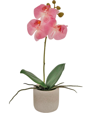 Orchidea artificiale Real Touch 30 cm rosa
