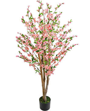 Piante Finte di fiori di ciliegio 150 cm rosa