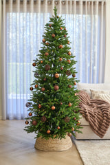 Albero di Natale artificiale Slim "Undset" PE/PVC - Smart LED