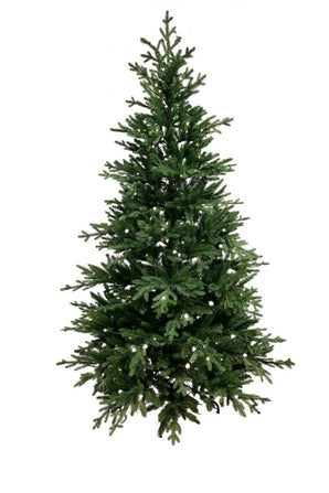 Albero di Natale artificiale di alta qualità Hageland 240 cm 450-LED