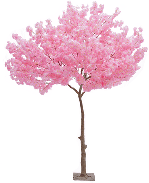 Albero di ciliegio finto Rosa 270 cm