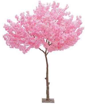 Albero di ciliegio finto Rosa 270 cm