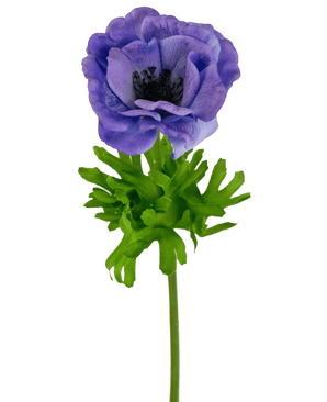 Anemone artificiale Real Touch Blu Viola 52 cm