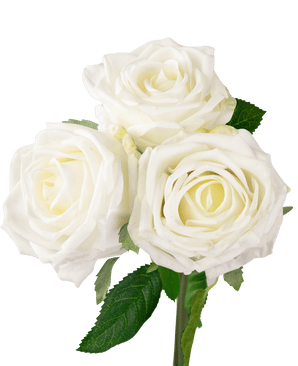 Bouquet di Rose finte Real Touch White 30 cm