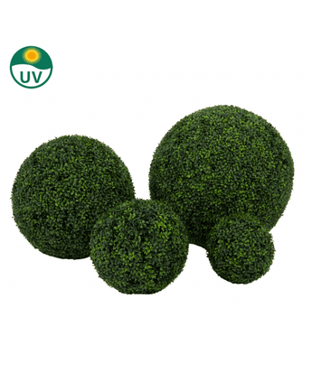Bulbo artificiale di bosso stile romano UV D40cm