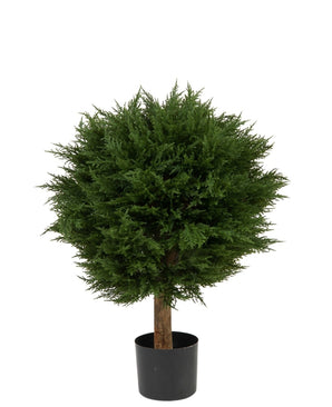 Cespuglio di palline artificiali Tuja Deluxe UV 80 cm