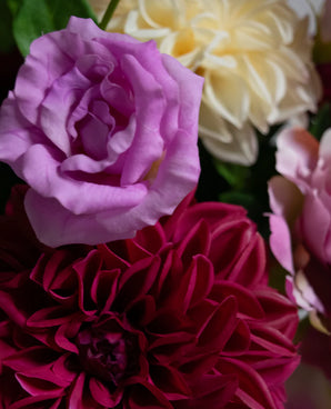 Composizione fiori finti Dream Delight