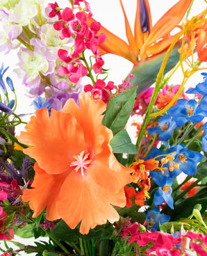 Composizione fiori finti Colourful Spirit