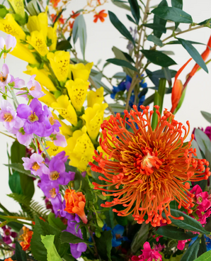 Composizione fiori finti Tropicana XL 100 cm