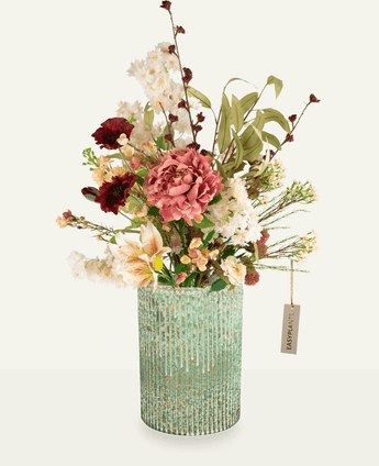 Composizione fiori finti Garden Dream 90 cm