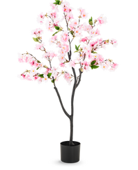 Fiore di ciliegio artificiale 120 cm rosa