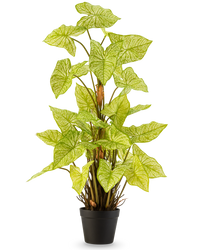 Piante Finte Trapa Bispinosa 90 cm bianca