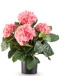 Ortensia artificiale 43 cm rosa