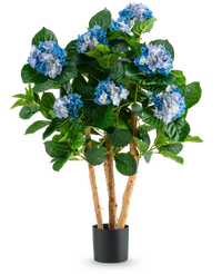 Ortensie finte 85 cm blu