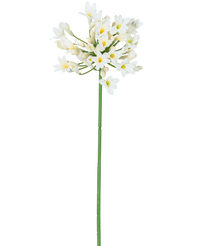 Fiore artificiale Agapanthus 77 cm bianco
