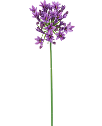 Fiore artificiale Agapanthus 77 cm viola
