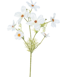 Fiore artificiale Cosmos 74 cm bianco