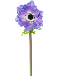 Fiore artificiale Anemone Deluxe 43 cm viola