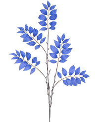 Ramo di felce artificiale 83 cm blu