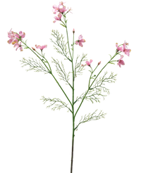 Fiore artificiale Wild Delphinium 71 cm rosa chiaro