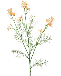 Fiore artificiale Wild Delphinium 71 cm crema chiaro