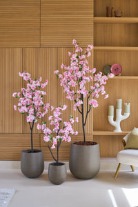 Fiore di ciliegio artificiale 150 cm rosa