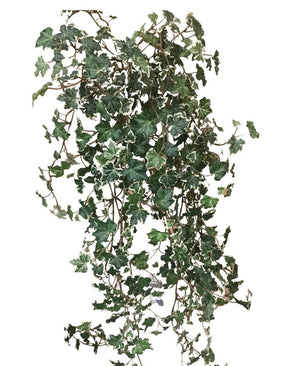 Edera finta Deluxe verde ricco-bianco 90 cm