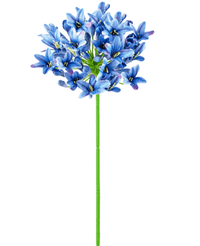 Fiore artificiale Agapanthus 77 cm blu