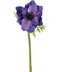 Fiore artificiale Anemone 43 cm viola