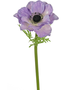 Fiore artificiale Anemone Deluxe 43 cm viola