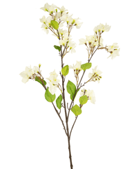 Fiore artificiale Bougainvillea 120 cm bianco