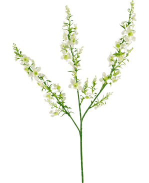 Fiore artificiale Catnip 75 cm bianco