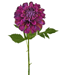 Fiore artificiale Dahlia 50 cm viola