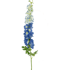 Fiore artificiale Delphinium 105 cm blu