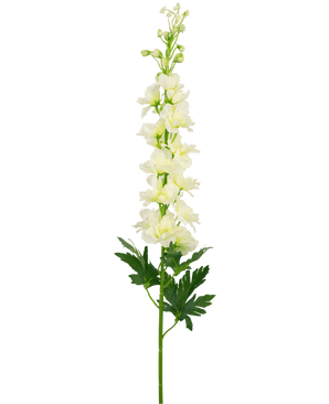 Fiore artificiale Delphinium 79 cm bianco